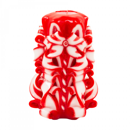 Lumanare personalizata sculptata manual, Felicity PREMIUM - 15 cm [1]