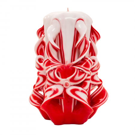 Lumanare personalizata sculptata manual, Myryam PREMIUM - 15 cm [1]