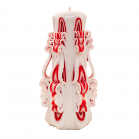 Lumanare personalizata sculptata manual, Passione PREMIUM - 18 cm [1]