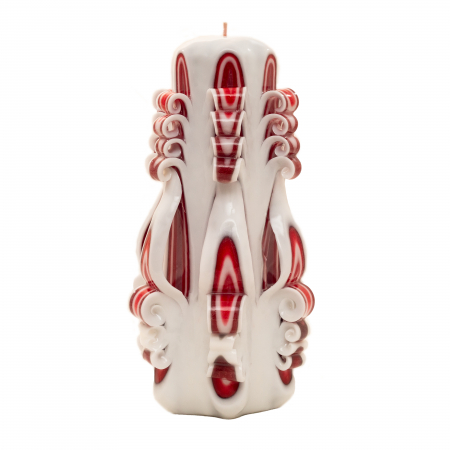 Lumanare personalizata sculptata manual, Sunny PREMIUM - 18 cm [1]