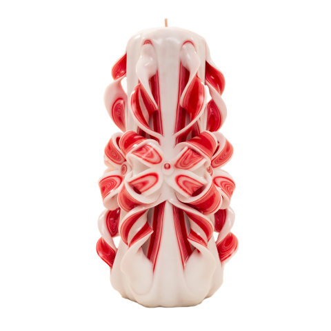 Colectia HERITAGE - Lumanare sculptata GALA Magnum, Finisaj Corai Invictus - Colectia HERITAGE - PREMIUM