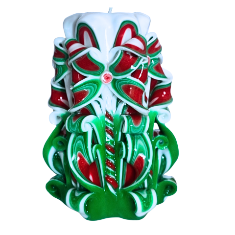 Colectia SUBLIM - Lumanare sculptata GRACE Major, Finisaj Mistiyx Imperial - Colectia SUBLIM - PREMIUM