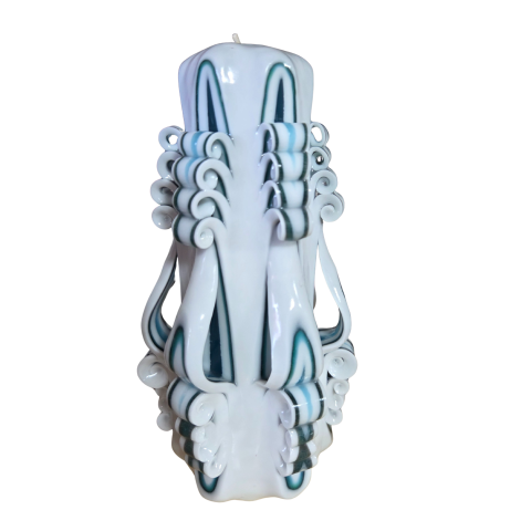 Colectia SUBLIM - Lumanare sculptata MAESTRO Magnum, Finisaj Cristal Menthol - Colectia SUBLIM - PREMIUM