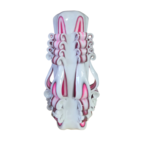 Colectia SUBLIM - Lumanare sculptata MAESTRO Magnum, Finisaj Flamenco Eclat - Colectia SUBLIM - PREMIUM