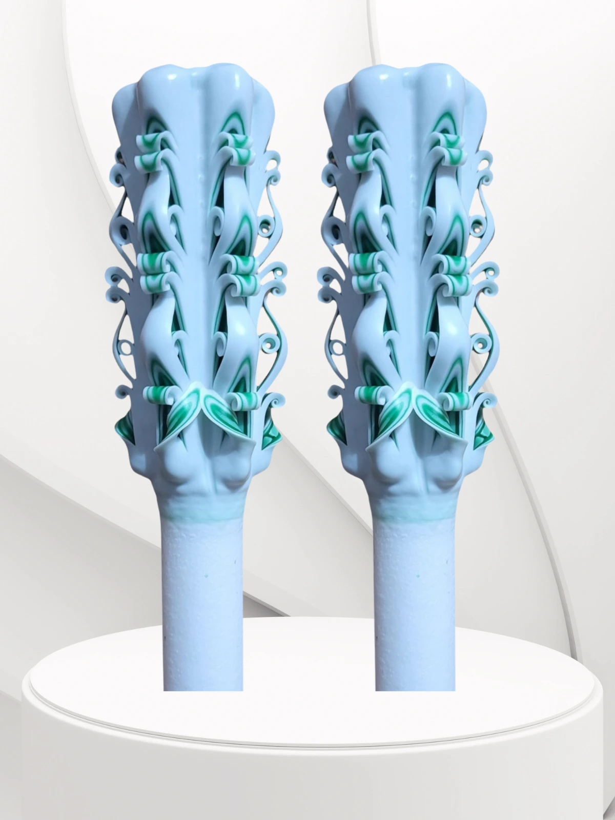 LUMANARI NUNTA SCULPTATE - Lumanari nunta lucrate manual - TAALS