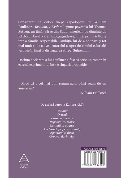 Absalom, Absalom!, William Faulkner - Editura Art [2]