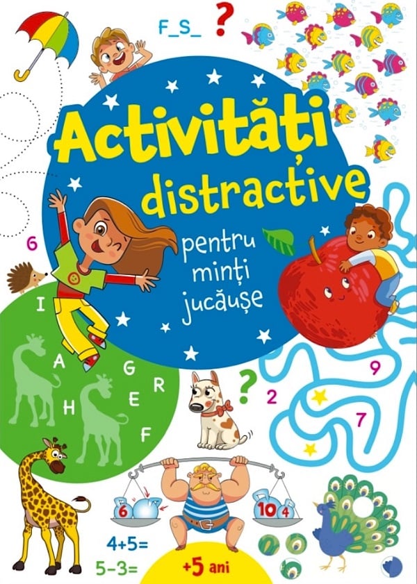 Activitati Distractive Pentru Minti Jucause Albastra, - Editura Flamingo [1]