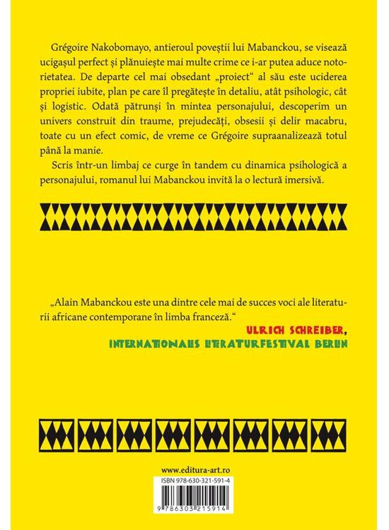 African Psycho, Alain Mabanckou - Editura Art [2]