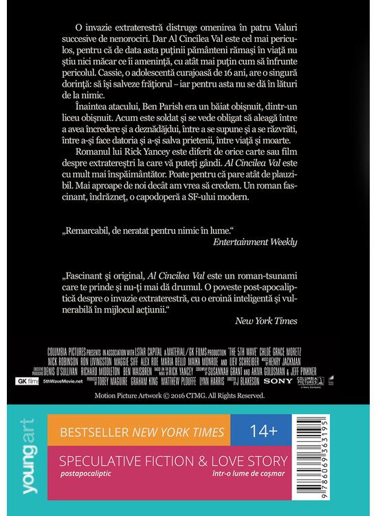 Al Cincilea Val #1.  Al Cincilea Val, Rick Yancey - Editura Art [2]