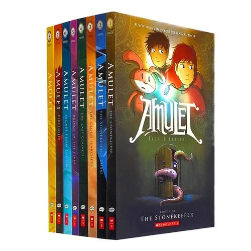 Amulet 8 Books Collection Box Set,Kazu Kibuishi  - Editura  [2]
