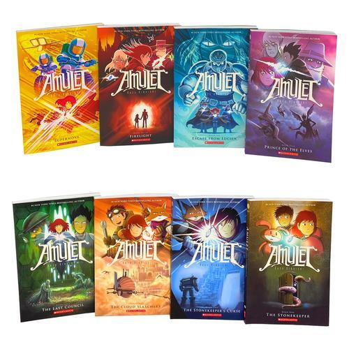 Amulet 8 Books Collection Box Set,Kazu Kibuishi  - Editura  [3]