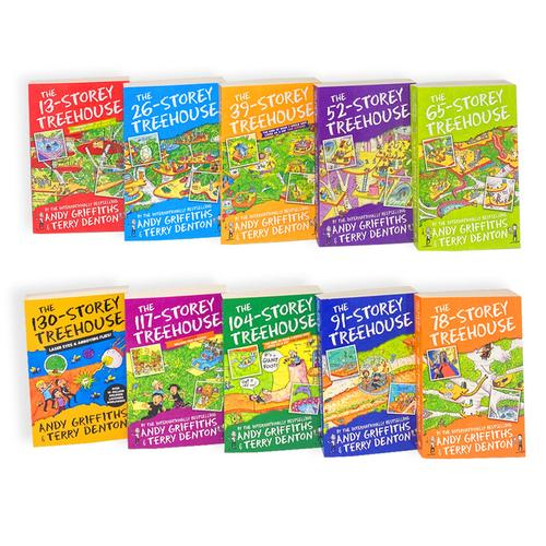 Andy Griffiths The Treehouse Collection 10 Books Set 130-Storey, 117-Storey, 104-Storey,Andy Griffiths - Editura Macmillan [3]
