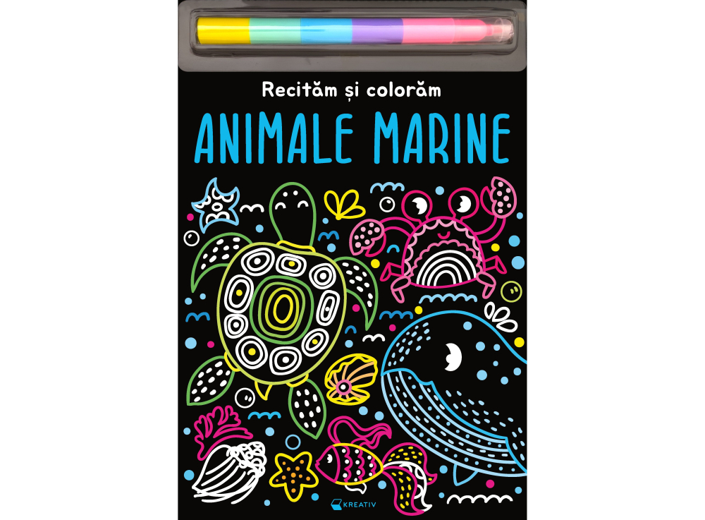 Animale Marine - Recitam Si Coloram,  - Editura Kreativ [1]