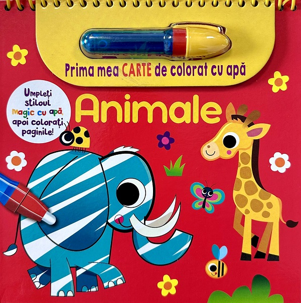 Animale Prima Mea Carte De Colorat Cu Apa, - Editura Flamingo [1]