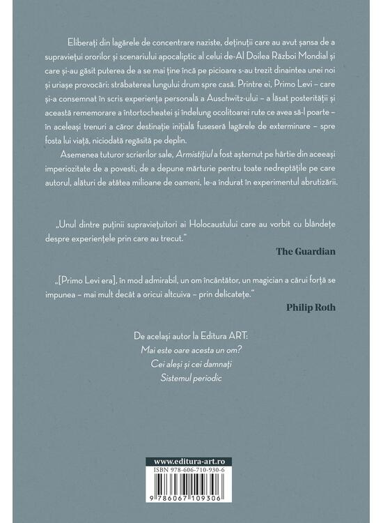 Armistitiul, Primo Levi - Editura Art [2]