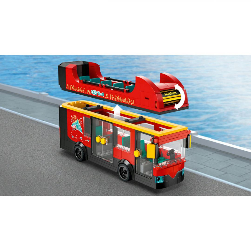AUTOBUZ TURISTIC ROSU CU ETAJ LEGO 60407 [12]