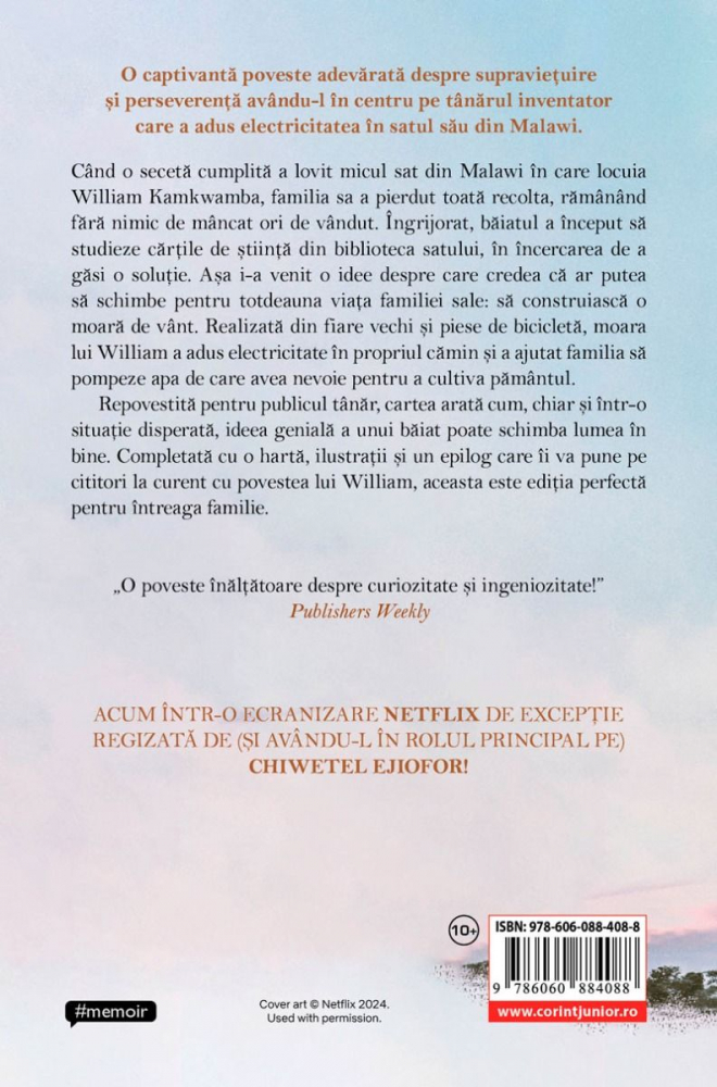 Băiatul Care A Îmblânzit Vântul, William Kamkwamba, Bryan Mealer - Editura Corint [2]