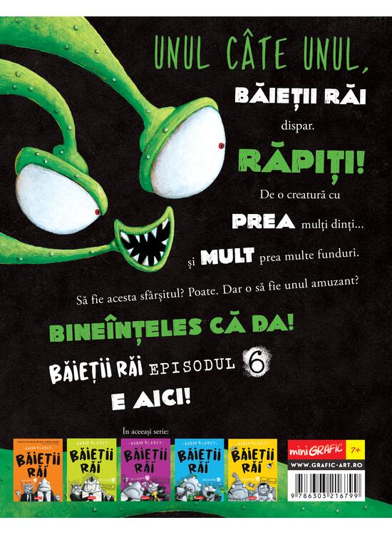 Baietii Rai. Episodul 6: Extraterestrul Vs Baietii Rai, Aaron Blabey - Editura Art [2]