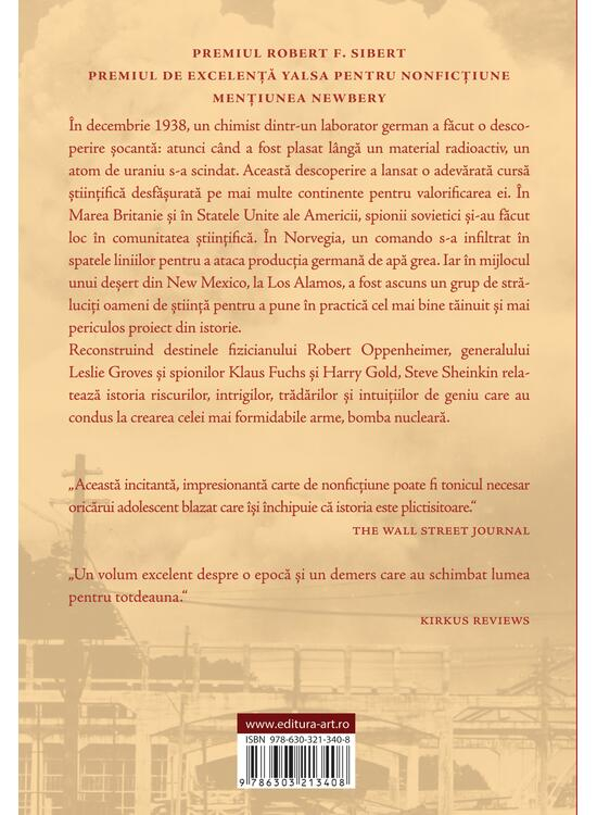 Bomba Atomica, Steve Sheinkin - Editura Art [2]