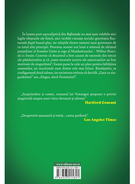 Bufoniada, Kurt Vonnegut - Editura Art [2]