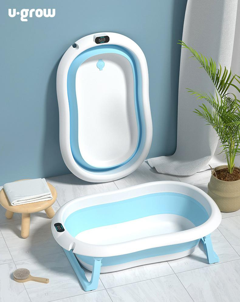 Cadita cu termometru incorporat, blue [3]