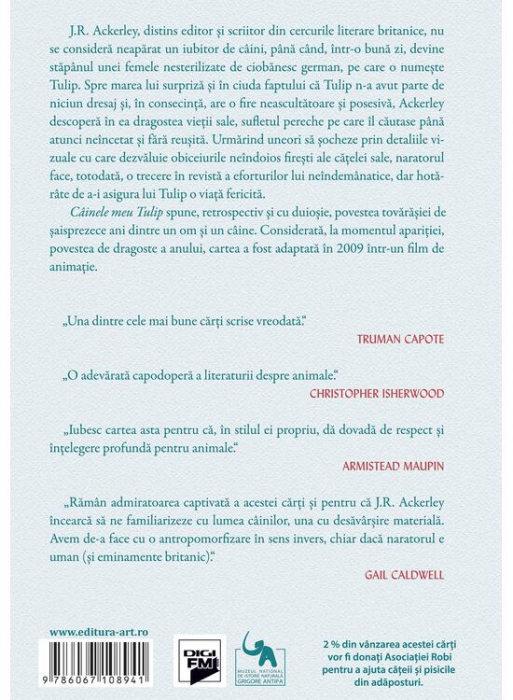 Câinele  Meu Tulip, J.R. Ackerley - Editura Art [2]