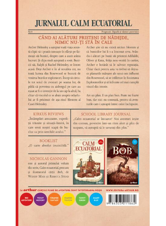 Calm Ecuatorial 2. Blestemul Casei Helmsley, Nicholas Gannon - Editura Art [2]