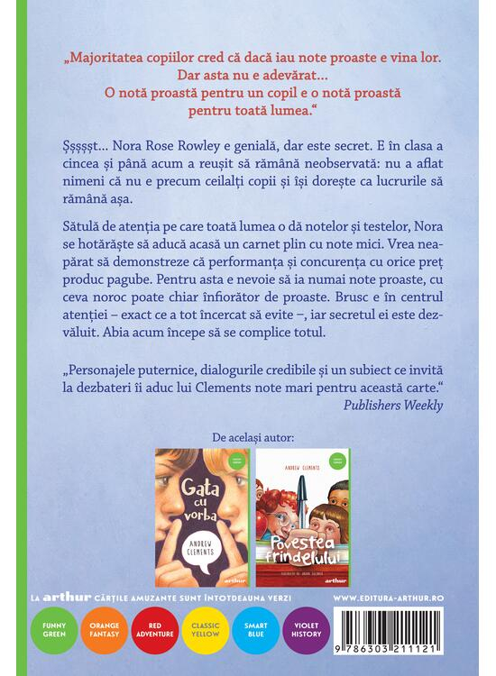Carnetul De Note, Andrew Clements - Editura Art [2]