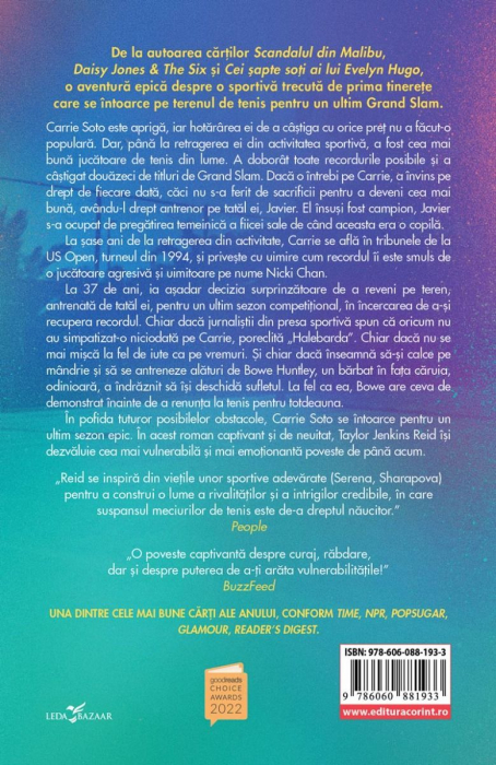 Carrie Soto Se Întoarce, Taylor Jenkins Reid - Editura Leda Bazaar [2]