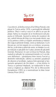 Casa Tacerii Top 10+ Nr 646, Orhan Pamuk - Editura Polirom [2]