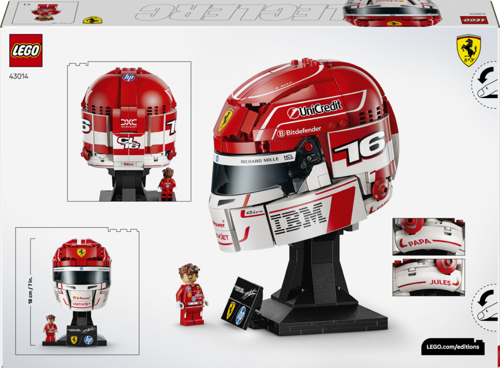 CASCA LUI CHARLES LECLERC LEGO43014 [4]