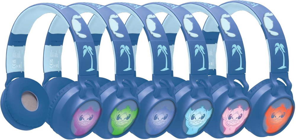 CASTI 3D WIRELESS LUMINOASE, STITCH [2]