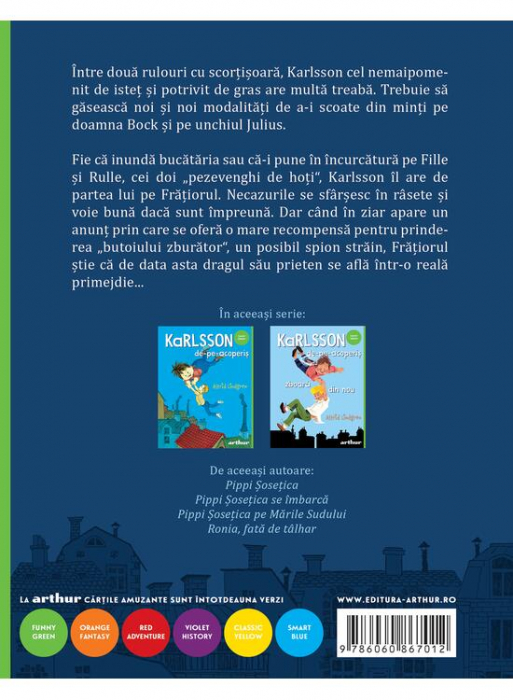 Cel Mai Bun Karlsson Din Lume, Astrid Lindgren - Editura Art [2]