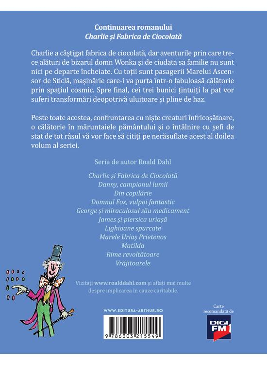 Charlie Si Marele Ascensor De Sticla, Roald Dahl - Editura Art [2]