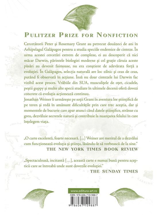 Cintezele Lui Darwin, Jonathan Weiner - Editura Art [2]