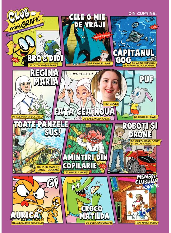 Club Minigrafic #3, Octav Ungureanu, Alexandra Goldillo, Alexandru Ciubotariu, Manuela Manița, Emanuel Pavel, Puiu Manu, Adina Popescu - Editura Art [2]