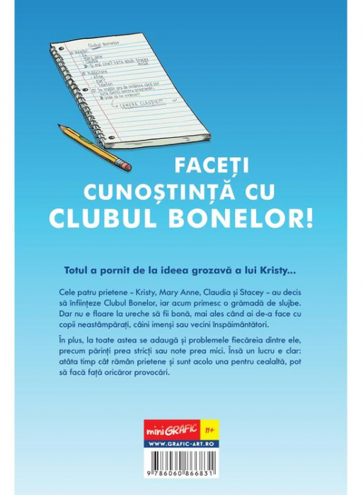 Clubul Bonelor 1. Ideea Grozava A Lui Kristy, Raina Telgemeier - Editura Art [2]