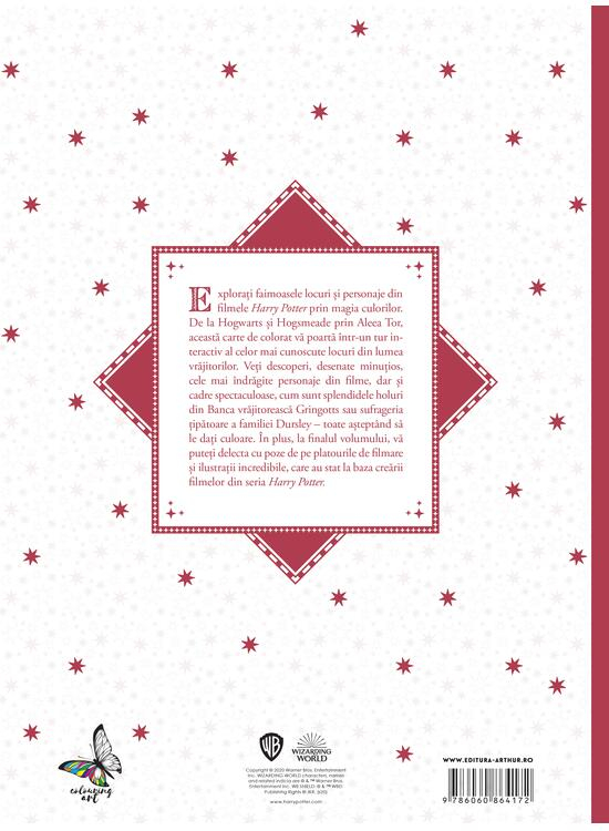 Colorat: Harry Potter. Locuri Si Personaje Magice. Carte De Colorat,  - Editura Art [2]