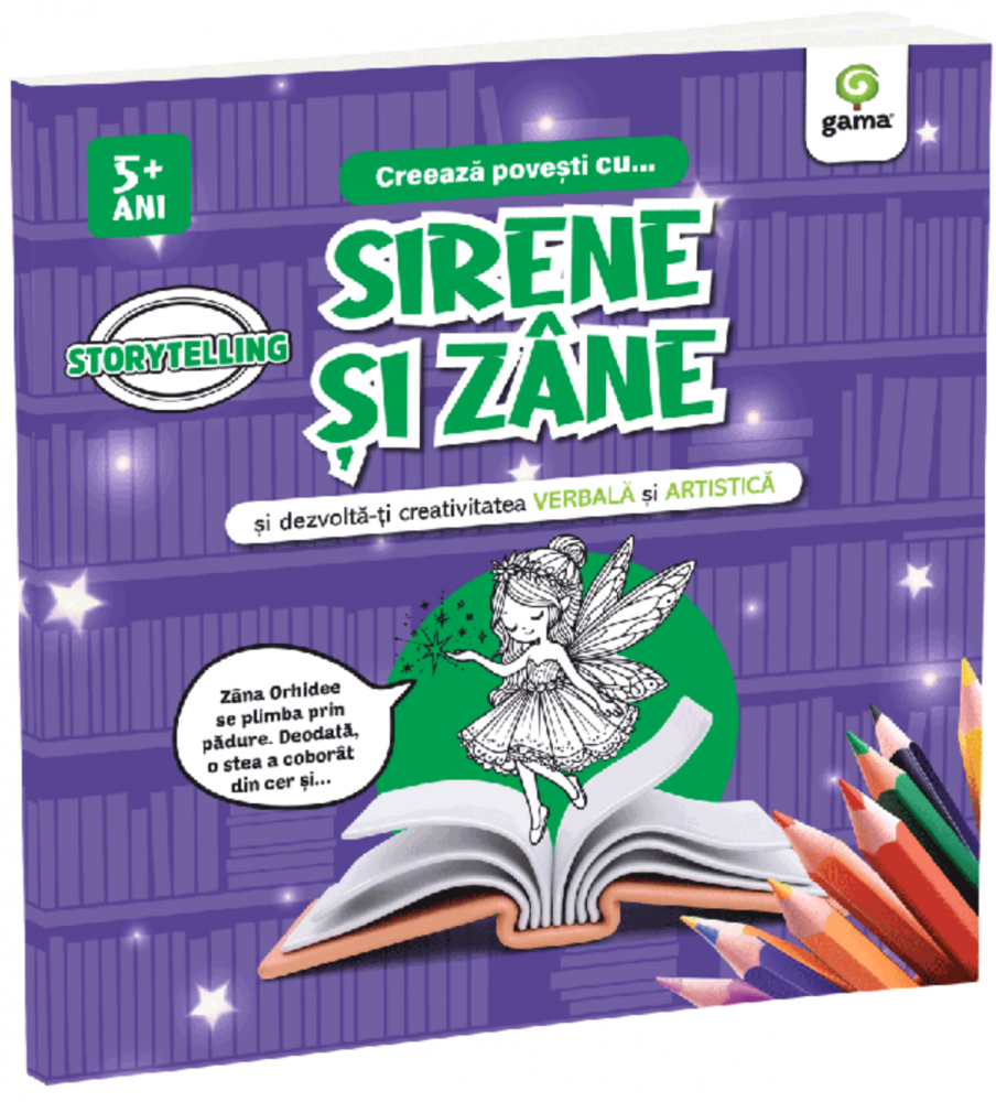 Creeaza Povesti Cu... Sirene Si Zane,  - Editura Gama [1]