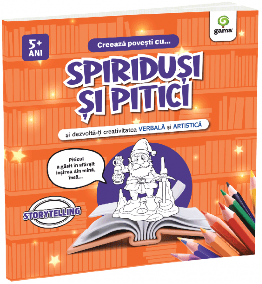 Creeaza Povesti Cu... Spiridusi Si Pitici,  - Editura Gama [1]