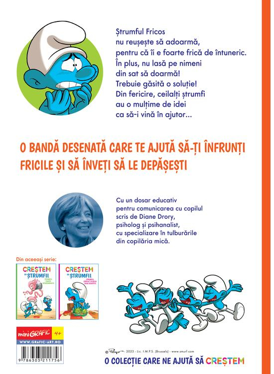 Crestem Cu Strumfii #1. Strumful Caruia Ii Era Frica De Intuneric, Falzar, Thierry Culliford - Editura Art [2]
