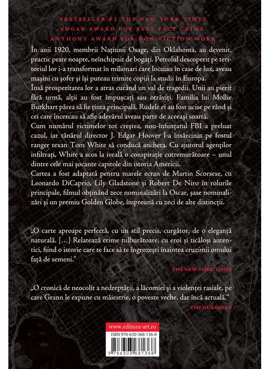 Crimele Din Osage County Si Inceputurile Fbi - Ului, David Grann - Editura Art [2]