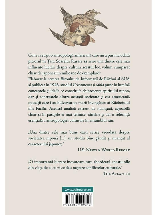 Crizantema Si Sabia. Tipare Ale Culturii Japoneze, Ruth Benedict - Editura Art [2]