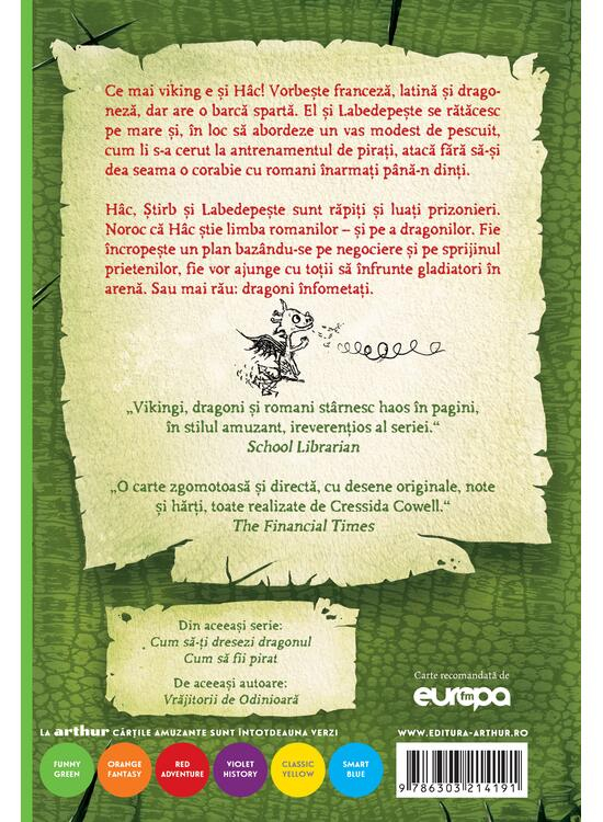 Cum Sa-Ti Dresezi Dragonul 3:  Cum Sa Vorbesti Dragoneza, Cressida Cowell - Editura Art [2]