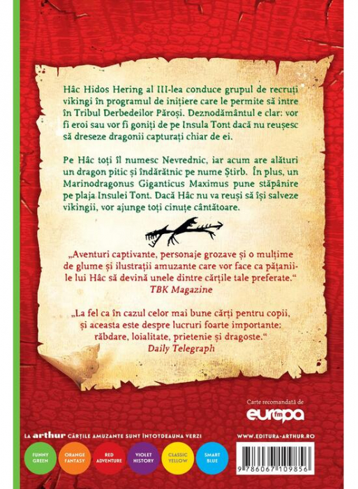 Cum Sa-Ti Dresezi Dragonul, Cressida Cowell - Editura Art [2]