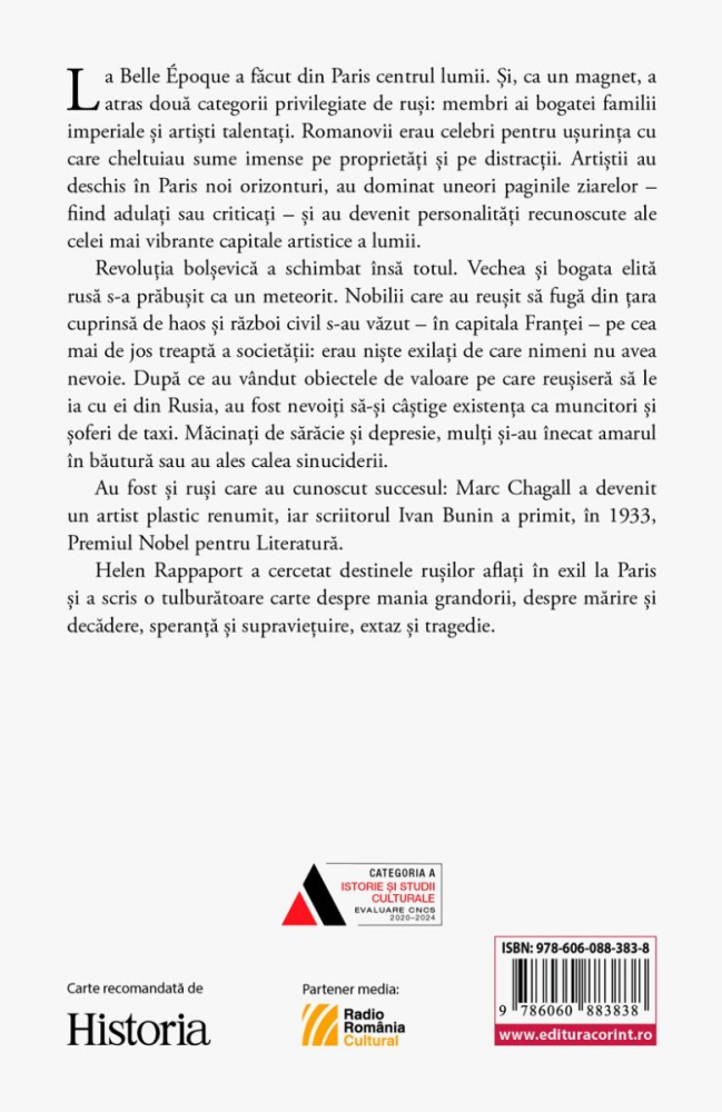 După Căderea Romanovilor. Elita Rusă În Exil La Paris, Helen Rappaport - Editura Corint [2]