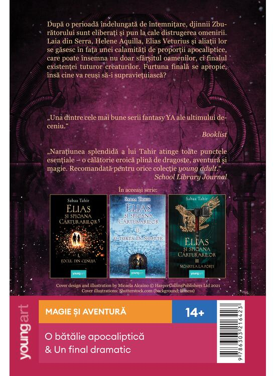 Elias Si Spioana Carturarilor 4. Cerul Dupa Furtuna, Sabaa Tahir - Editura Art [2]