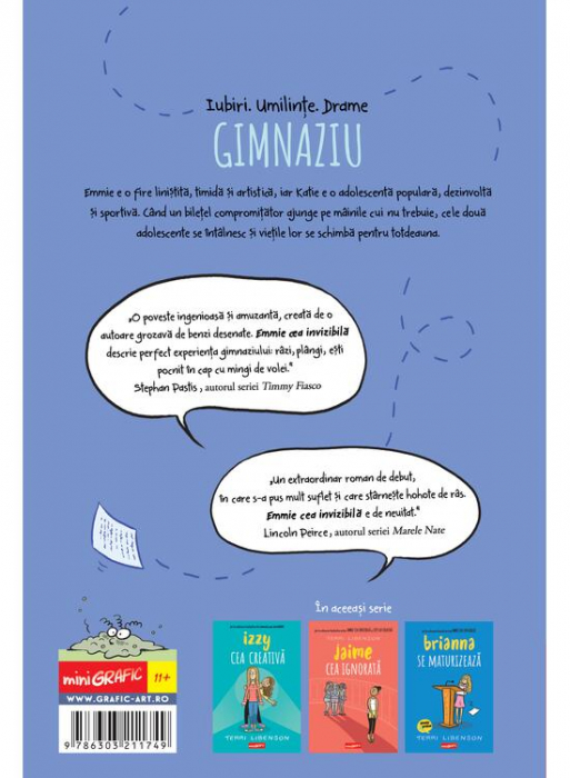 Emmie Cea Invizibila, Terri Libenson - Editura Art [2]