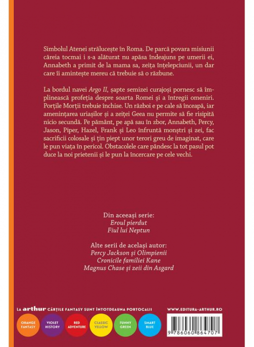 Eroii Olimpului 3. Simbolul Atenei, Rick Riordan - Editura Art [2]