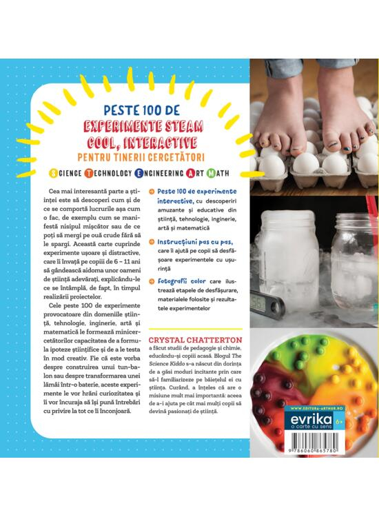Evrika! Experimente Științifice Pentru Copii, Crystal Chatterton - Editura Art [2]